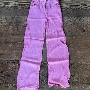 Zara Pink Flare Women's Jeans